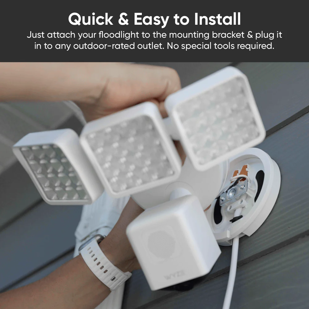 Wyze Cam Floodlight Pro + Plug-In Mount - Image 6