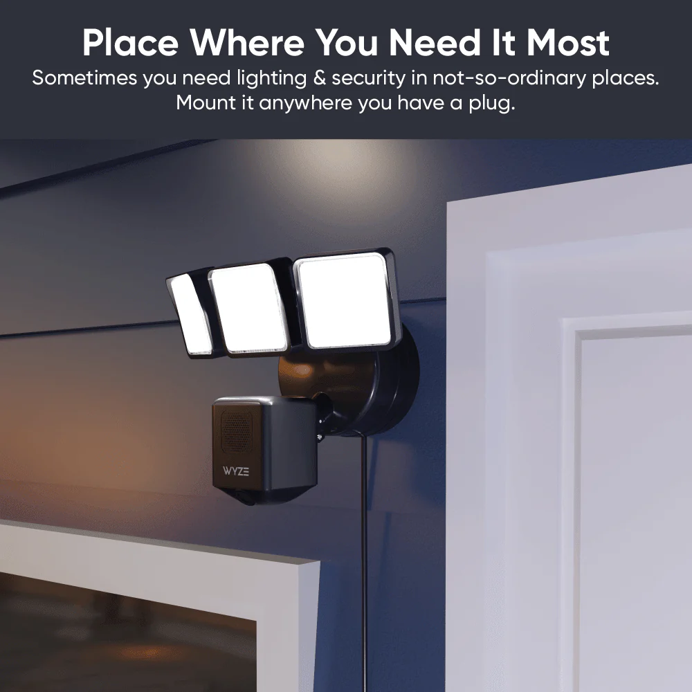 Wyze Cam Floodlight v2 + Plug-In Mount - Image 6